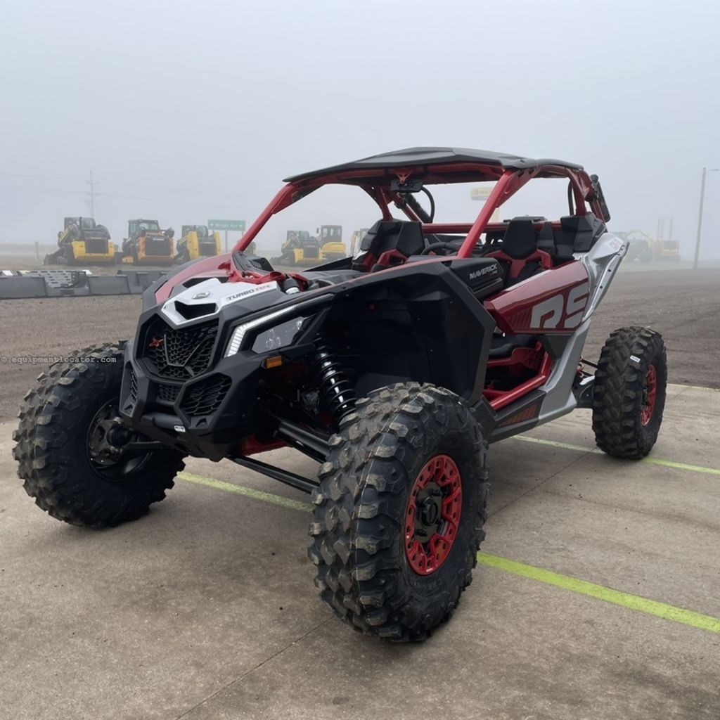 2024 Can-Am Maverick X3 X rs Turbo RR Fiery Red & Hyper Silver Image 1