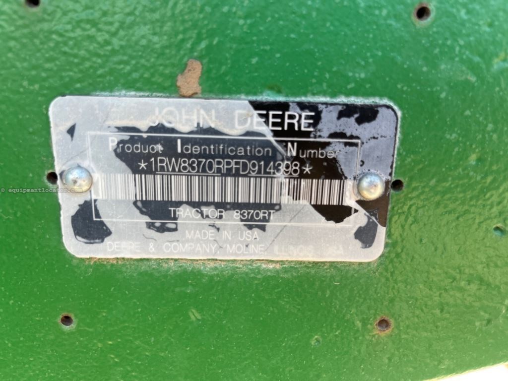 2015 John Deere 8370RT Image 44