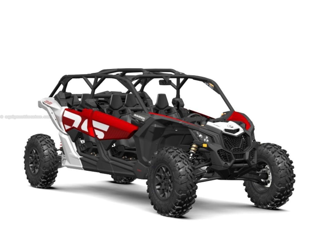 2024 Can-Am Maverick X3 MAX DS Turbo Fiery Red & Hyper Silver Image 1