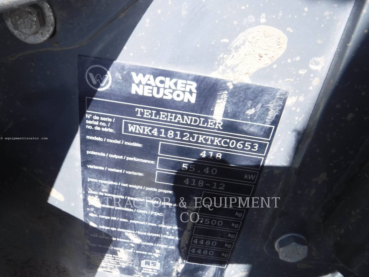 2019 Wacker TH627 Image 6