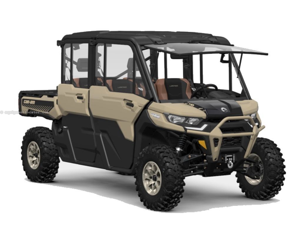 2024 Can-Am Defender MAX Limited HD10 Desert Tan & Timeless Bl Image 1