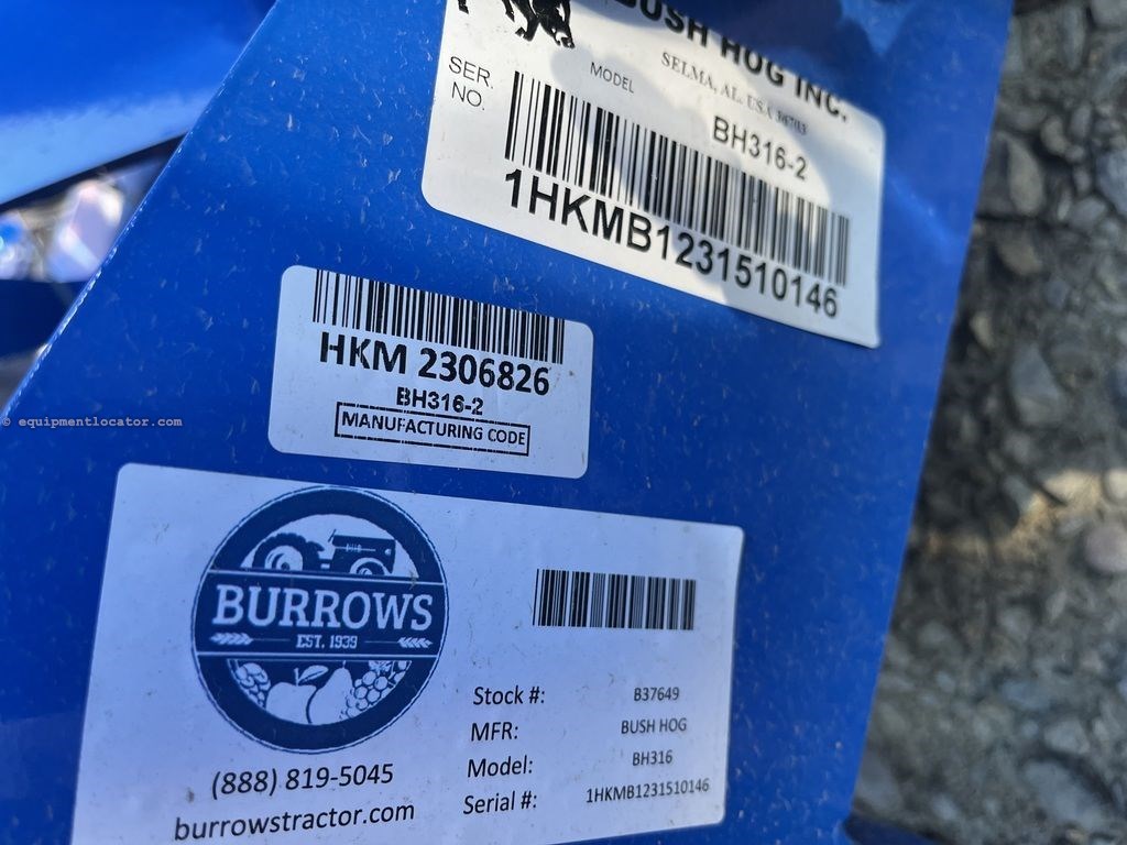 2023 Bush Hog BH316 Image 2