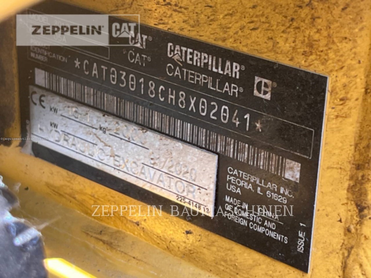 2020 Caterpillar 301.8-05A Image 10