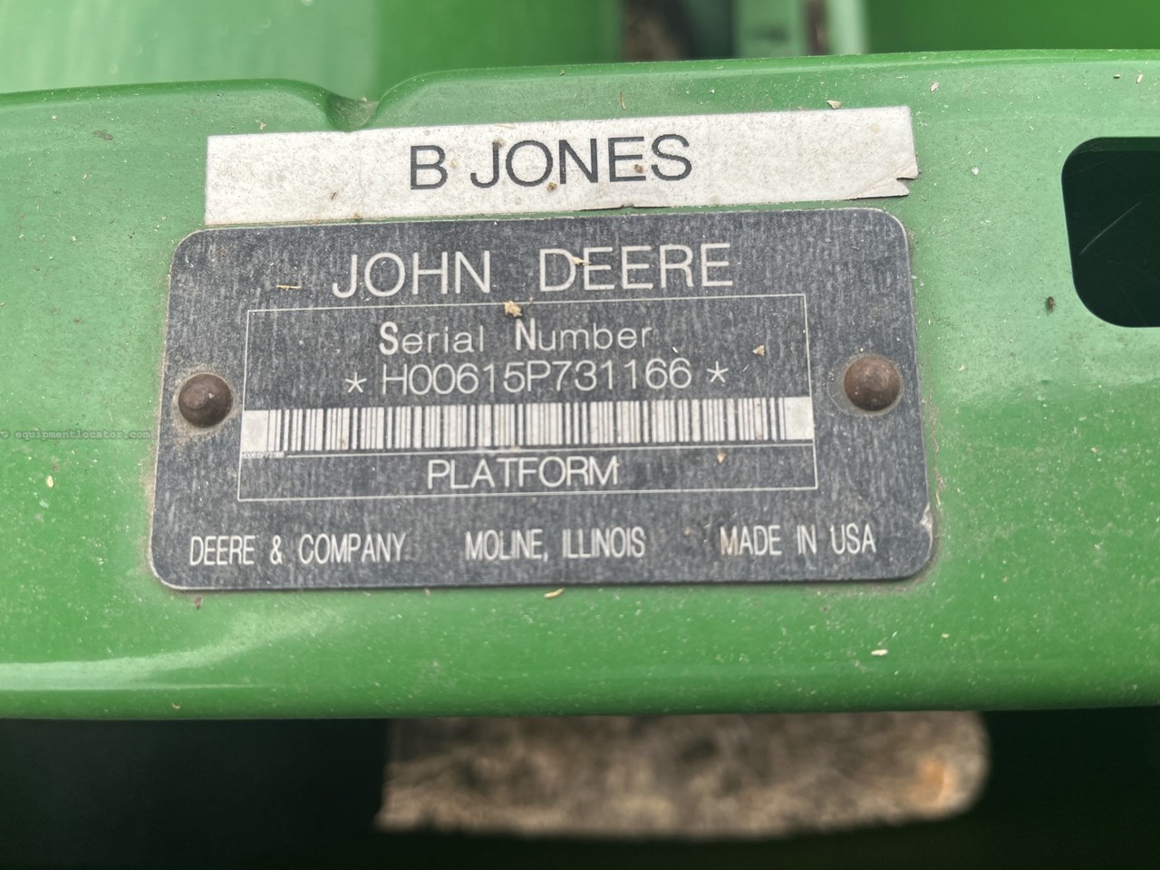 2009 John Deere 615P Image 6
