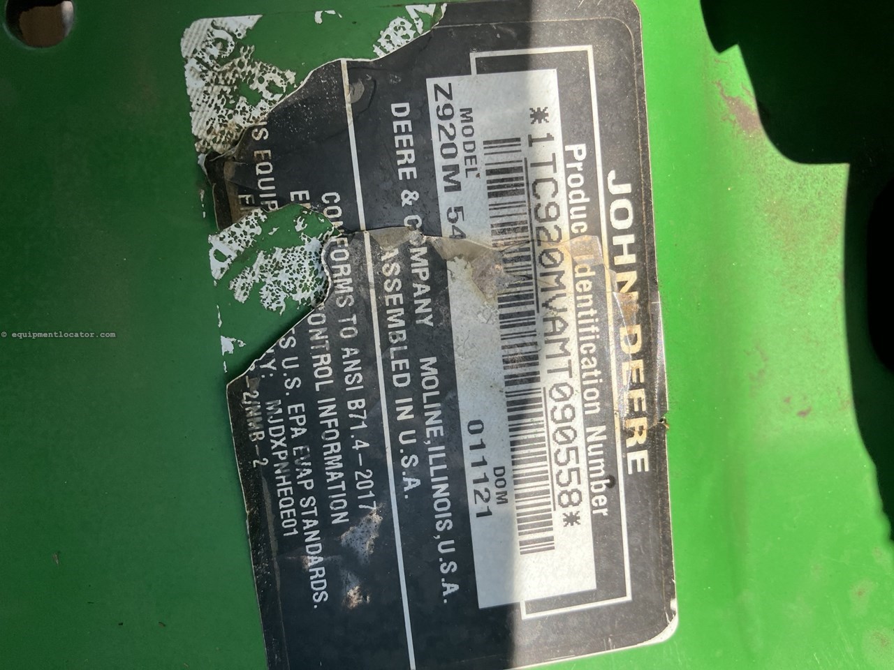 2021 John Deere Z920M Image 10