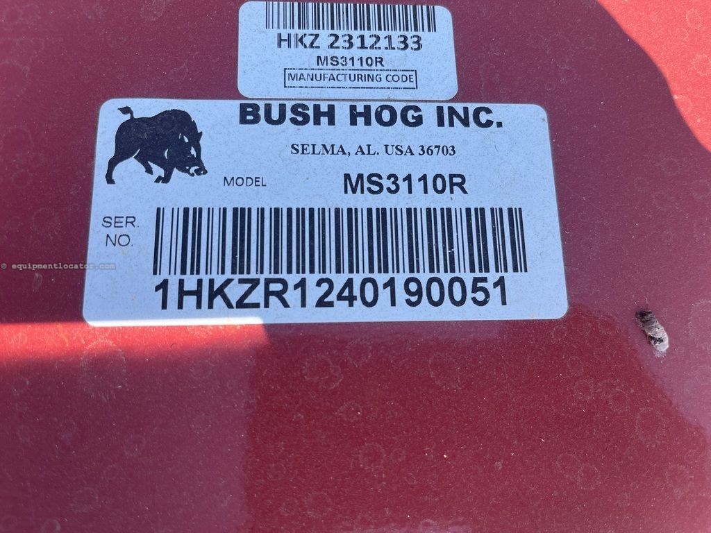 2024 Bush Hog MS3110 Image 3