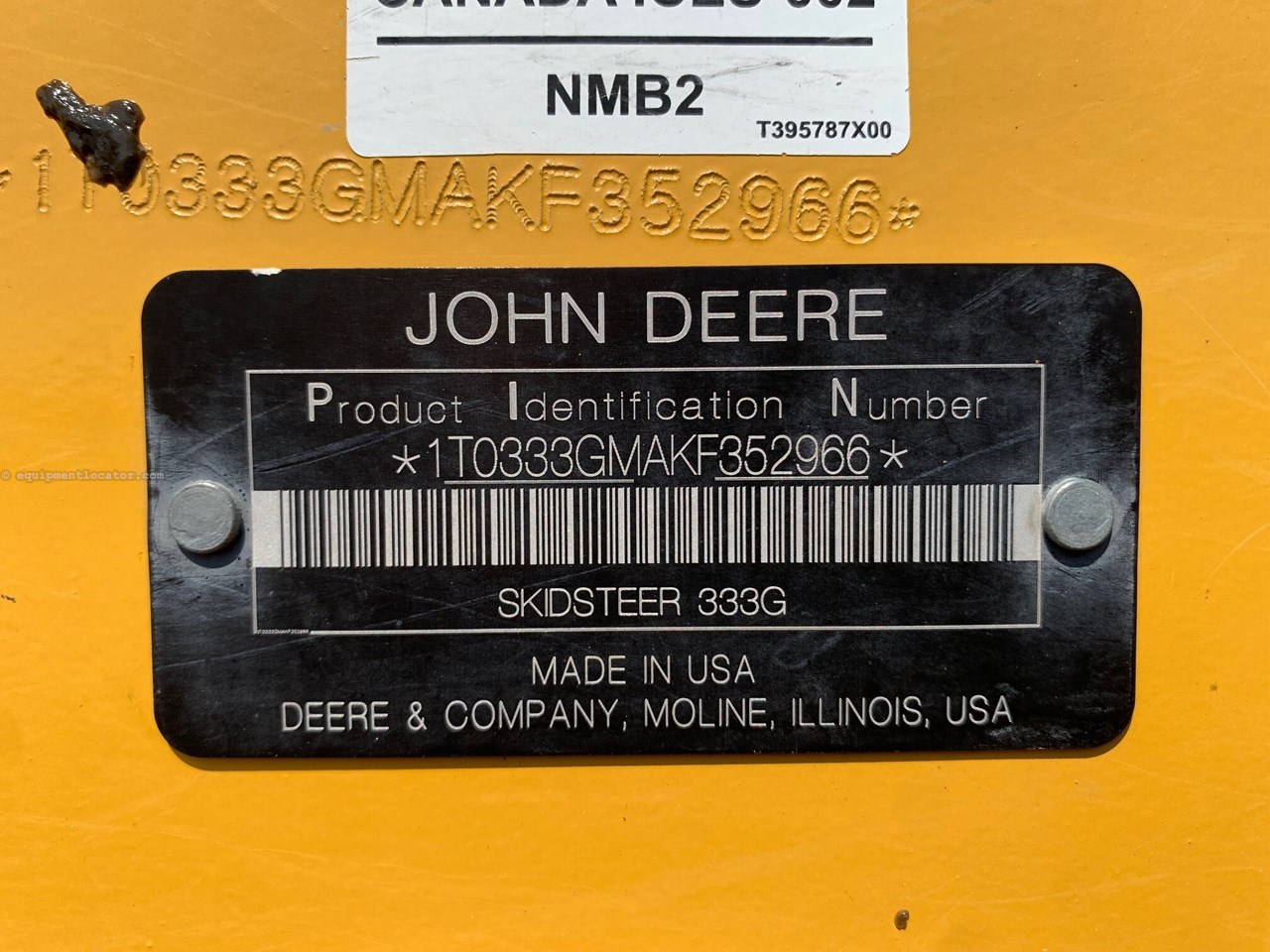 2019 John Deere 333G Image 10