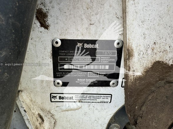 2021 Bobcat T870 Image 10