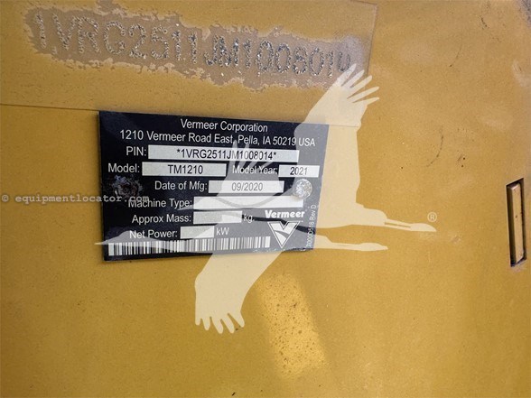 2021 Vermeer TM1210 Image 10
