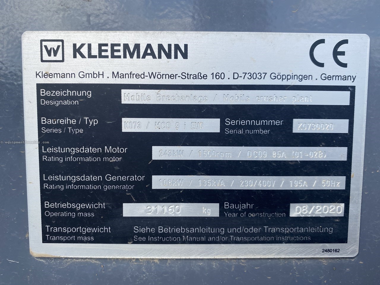 2020 Kleemann MC09i Image 10