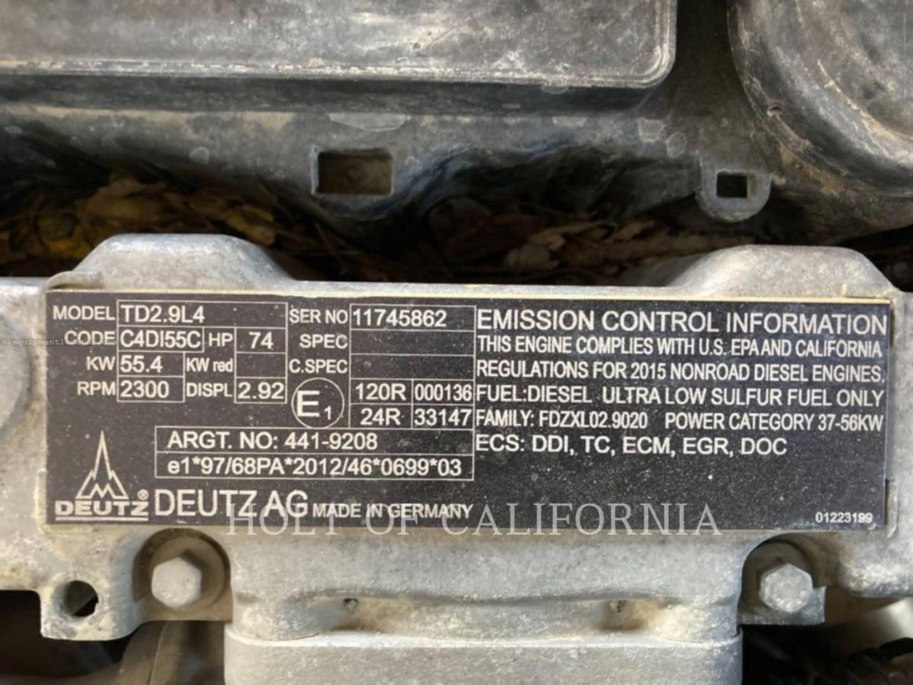 2015 Caterpillar TH255 Image 8