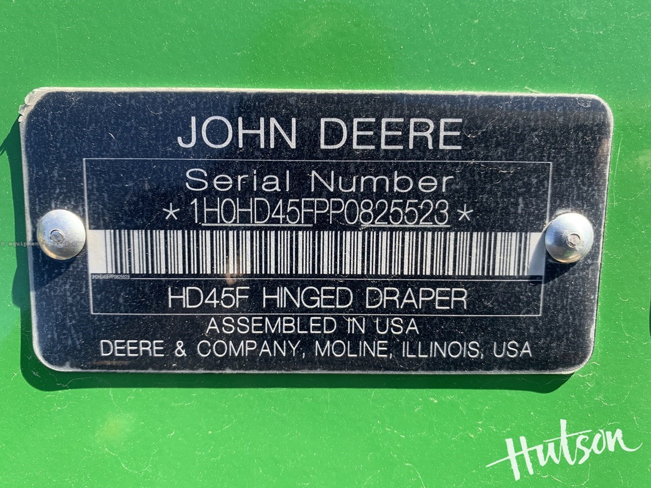 2023 John Deere HD45F Image 10