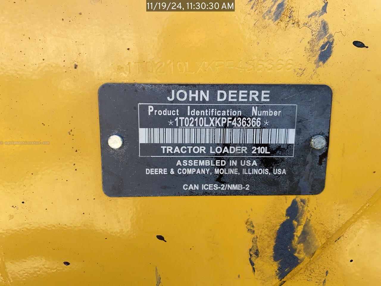 2022 John Deere 210L Image 10