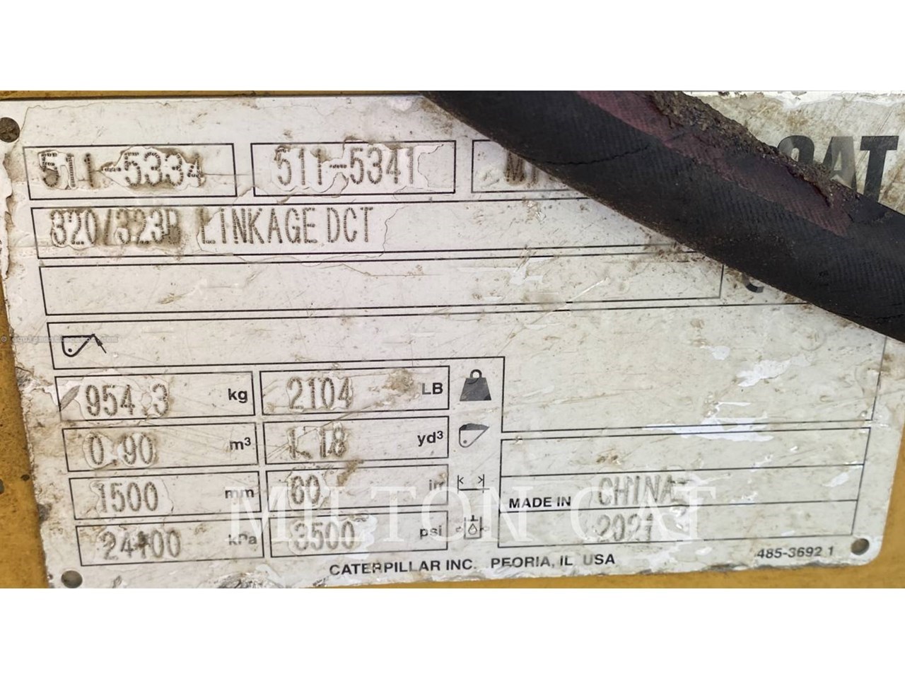 2022 Caterpillar 320-325 60" TILT BUCKET Image 5