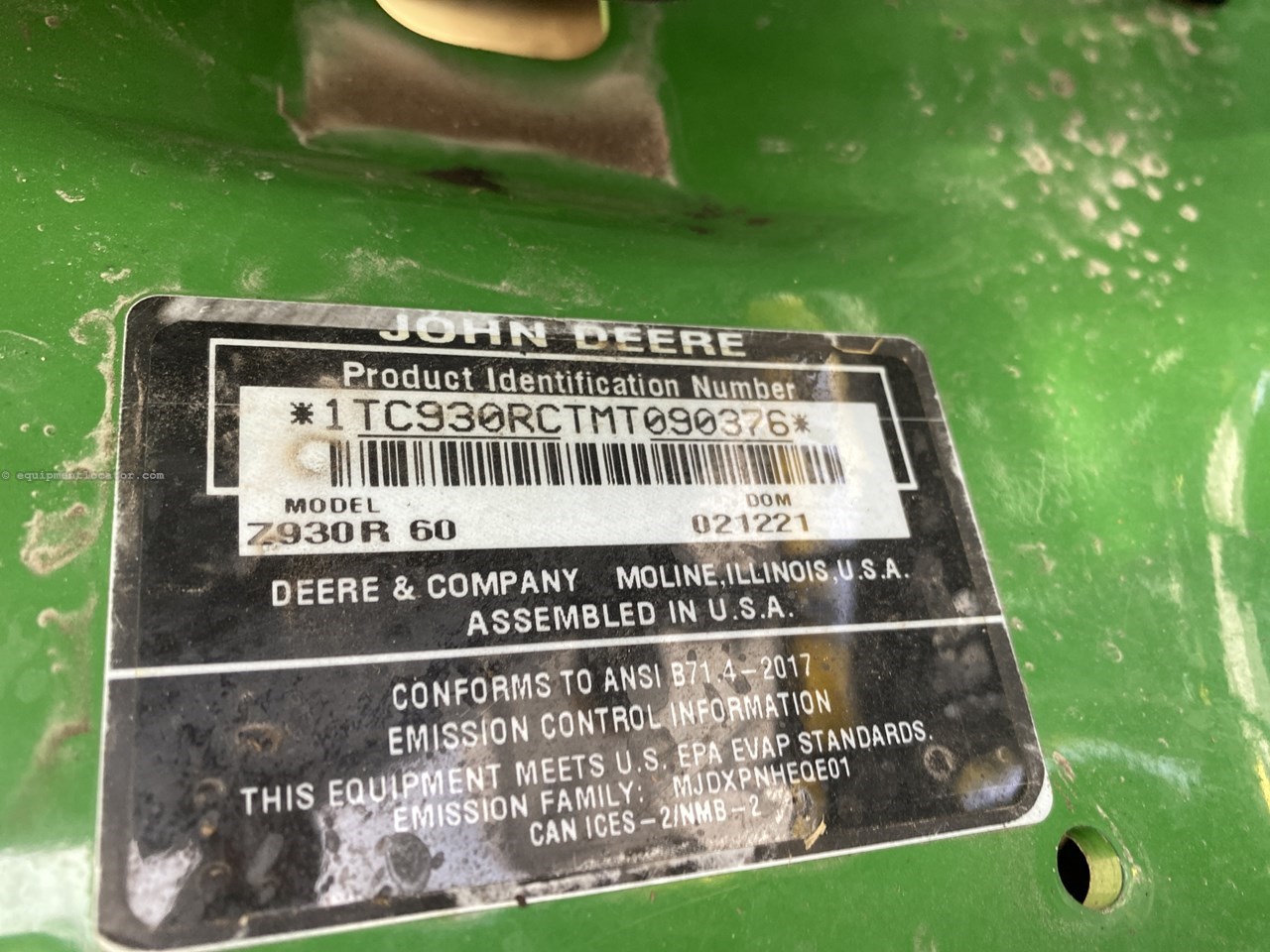 2021 John Deere Z930R Image 10