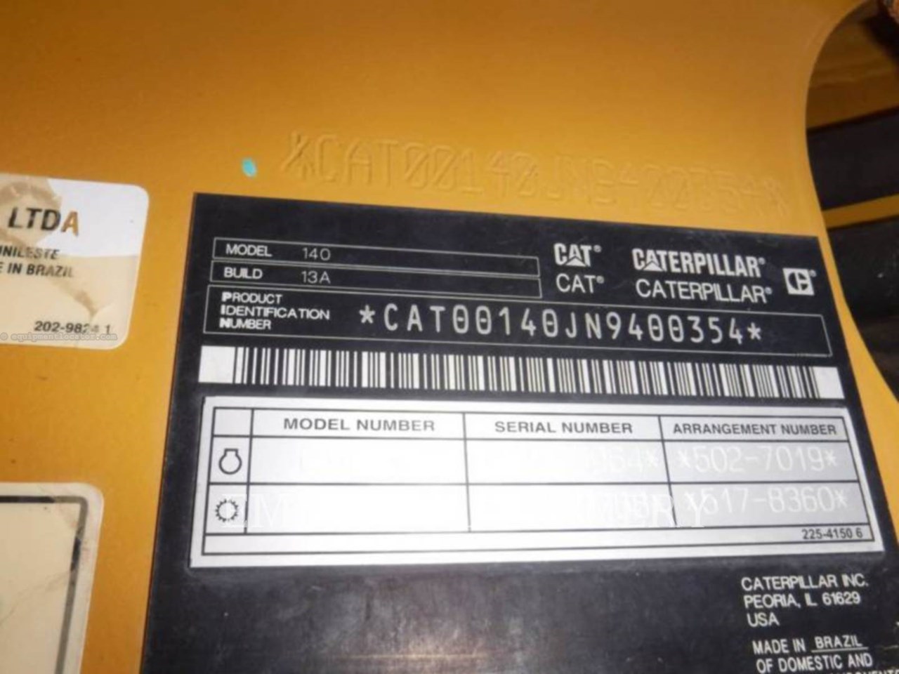 2020 Caterpillar 140-13 Image 10