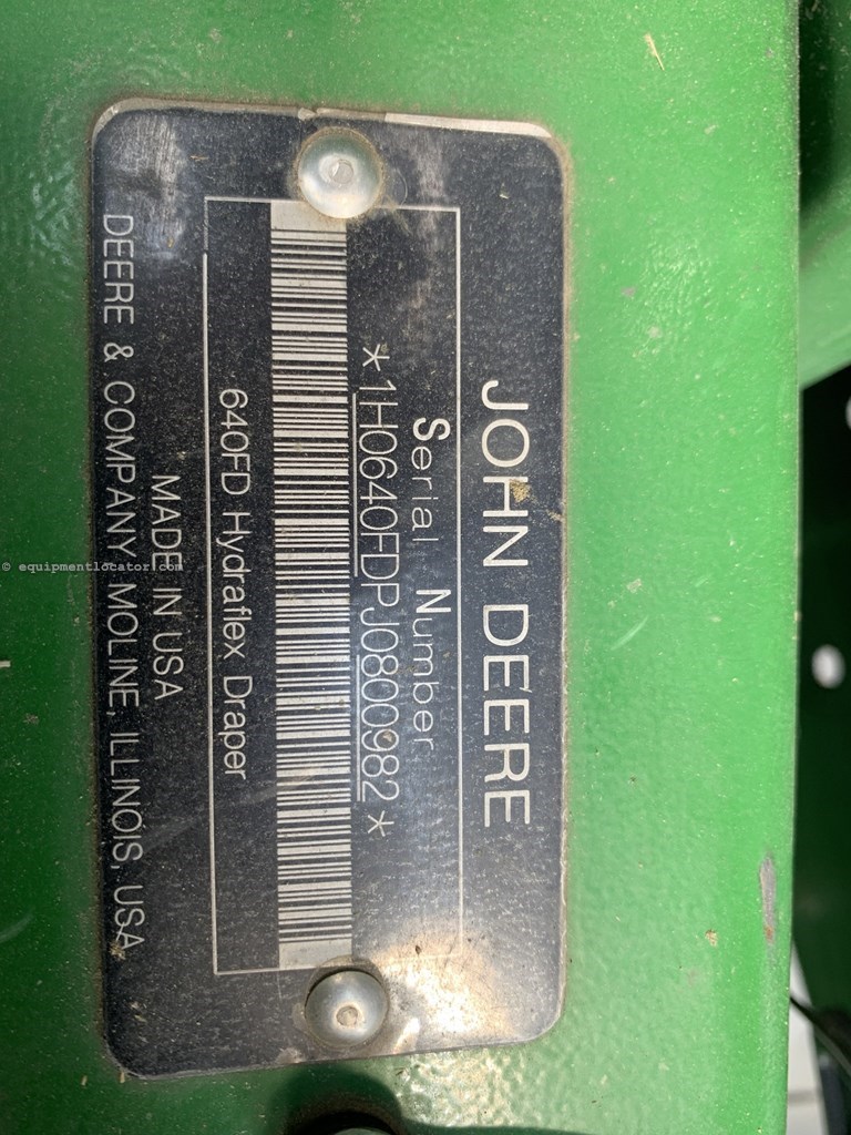 2018 John Deere 640FD Image 10
