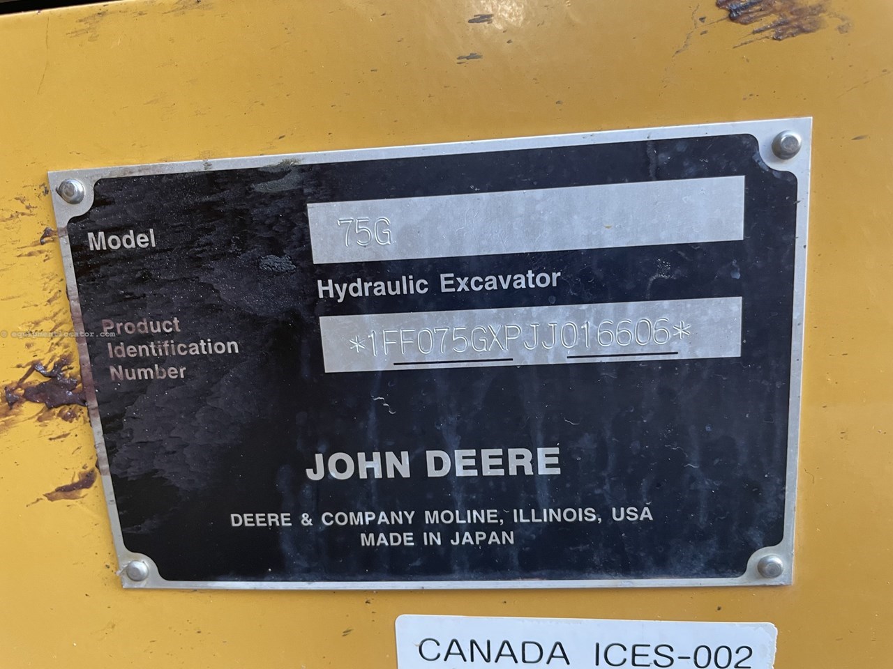 2018 John Deere 75G Image 10