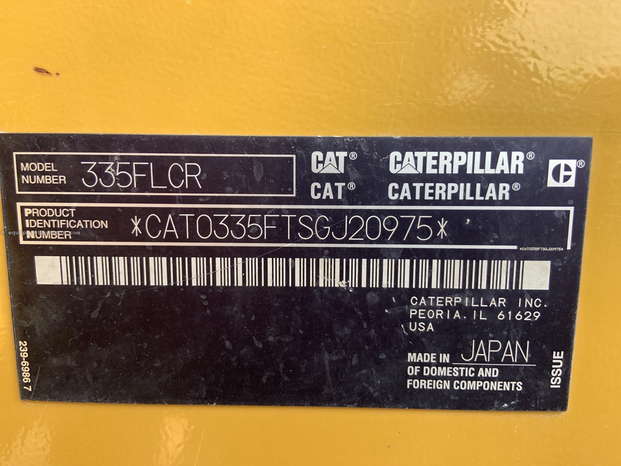 2020 Caterpillar 335FL Image 10