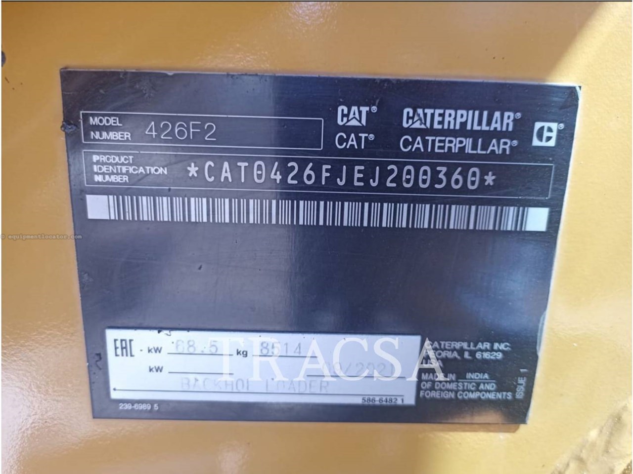 2021 Caterpillar 426 F 2 Image 10