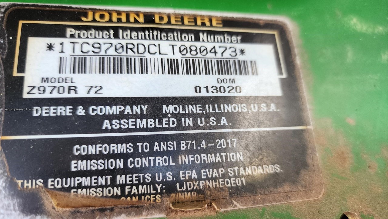 2020 John Deere Z970R Image 10