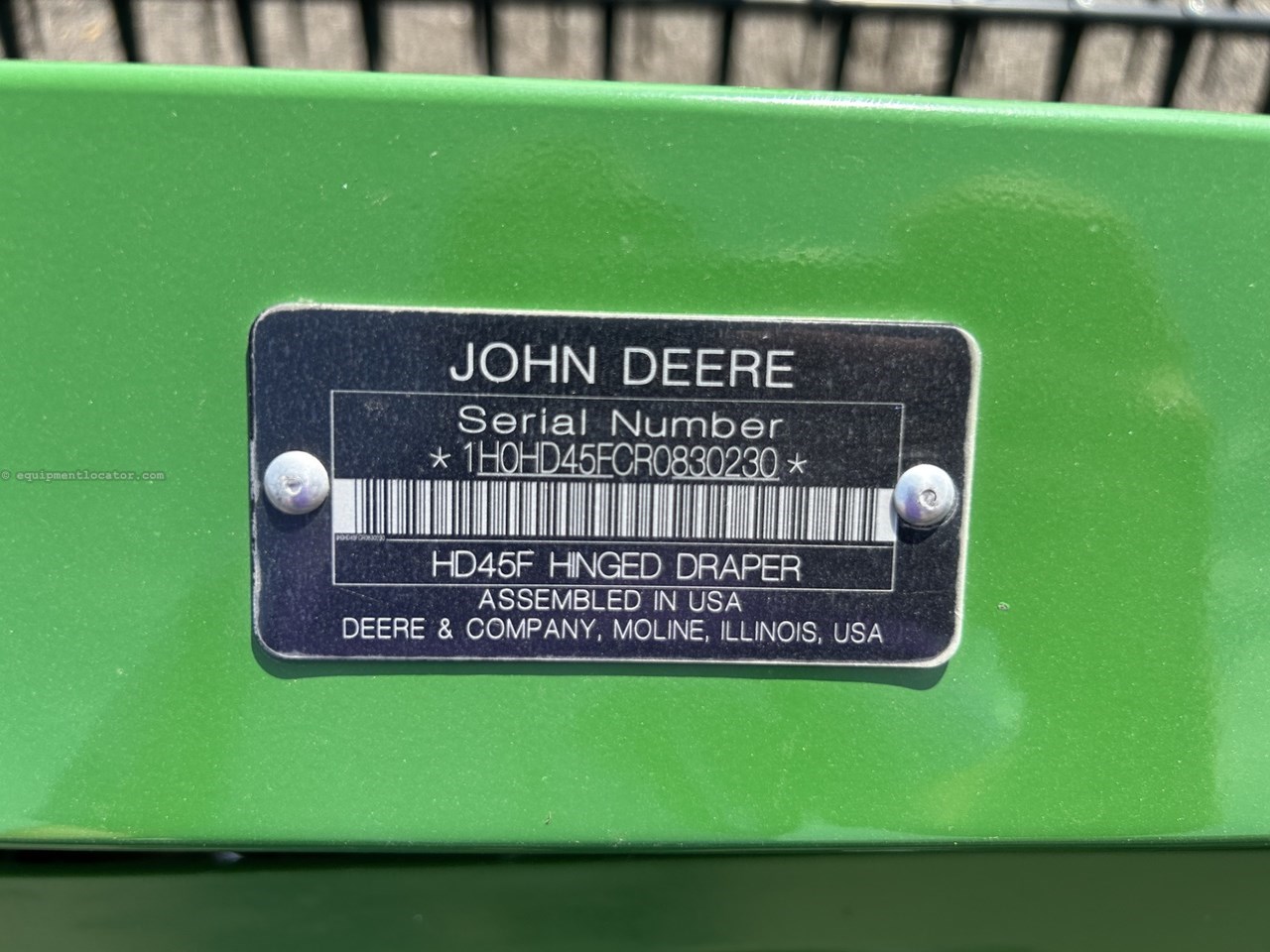 2024 John Deere HD45F Image 10
