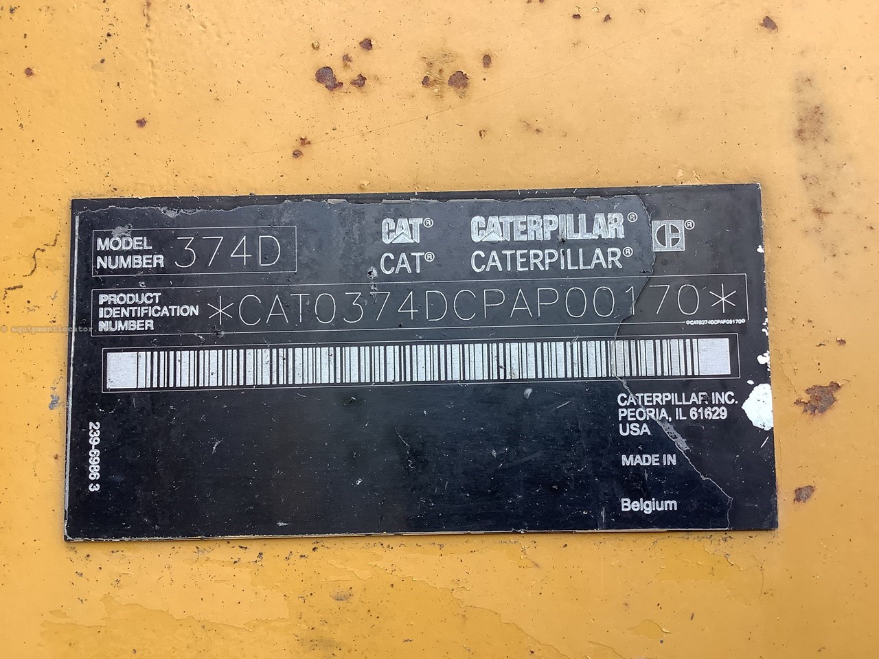 2011 Caterpillar 374DL Image 10