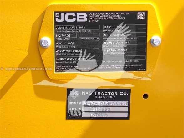 2024 JCB 542-70 AGRI SUPER Image 5