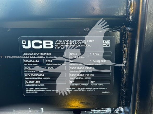 2024 JCB 525-60 AGRI PLUS Image 7