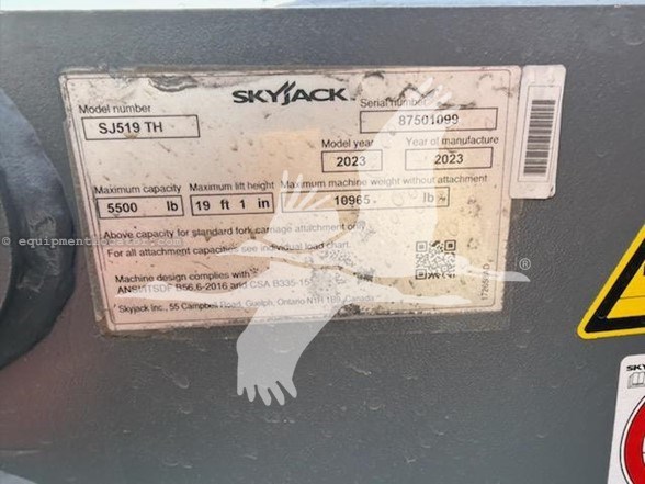 2023 Skyjack SJ519TH Image 6