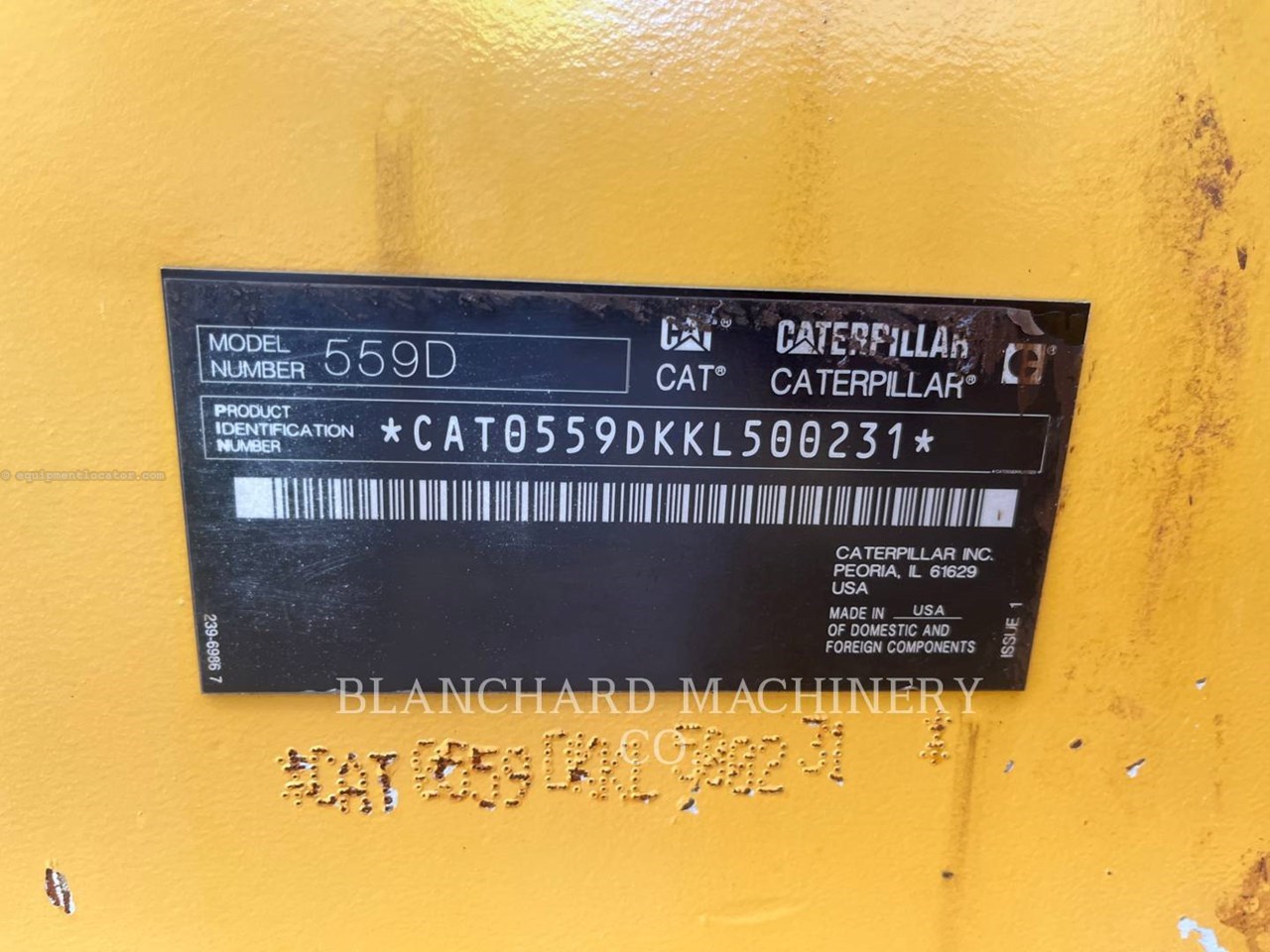 2019 Caterpillar 559D Image 14