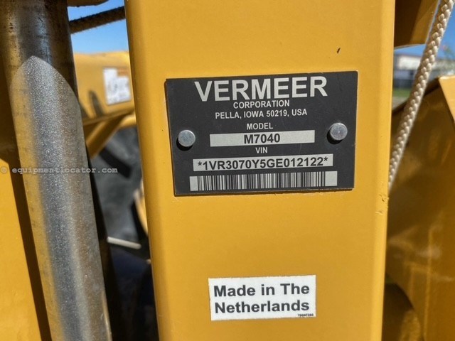 2016 Vermeer M7040 Image 10