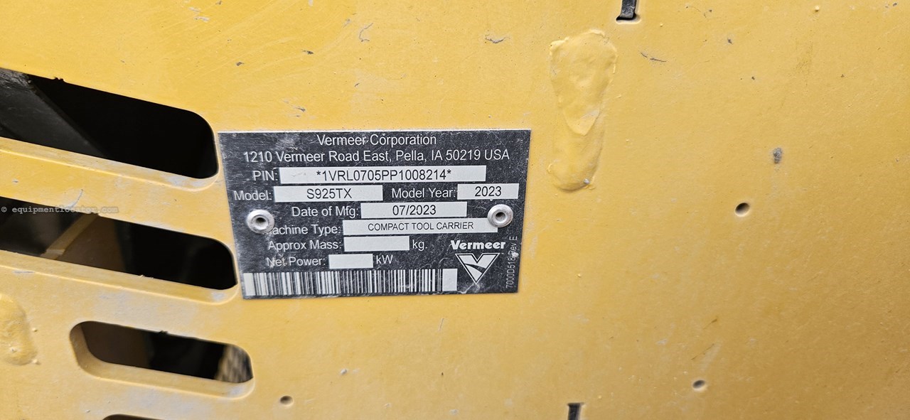 2023 Vermeer S925TX MINI SKID STEER Image 11