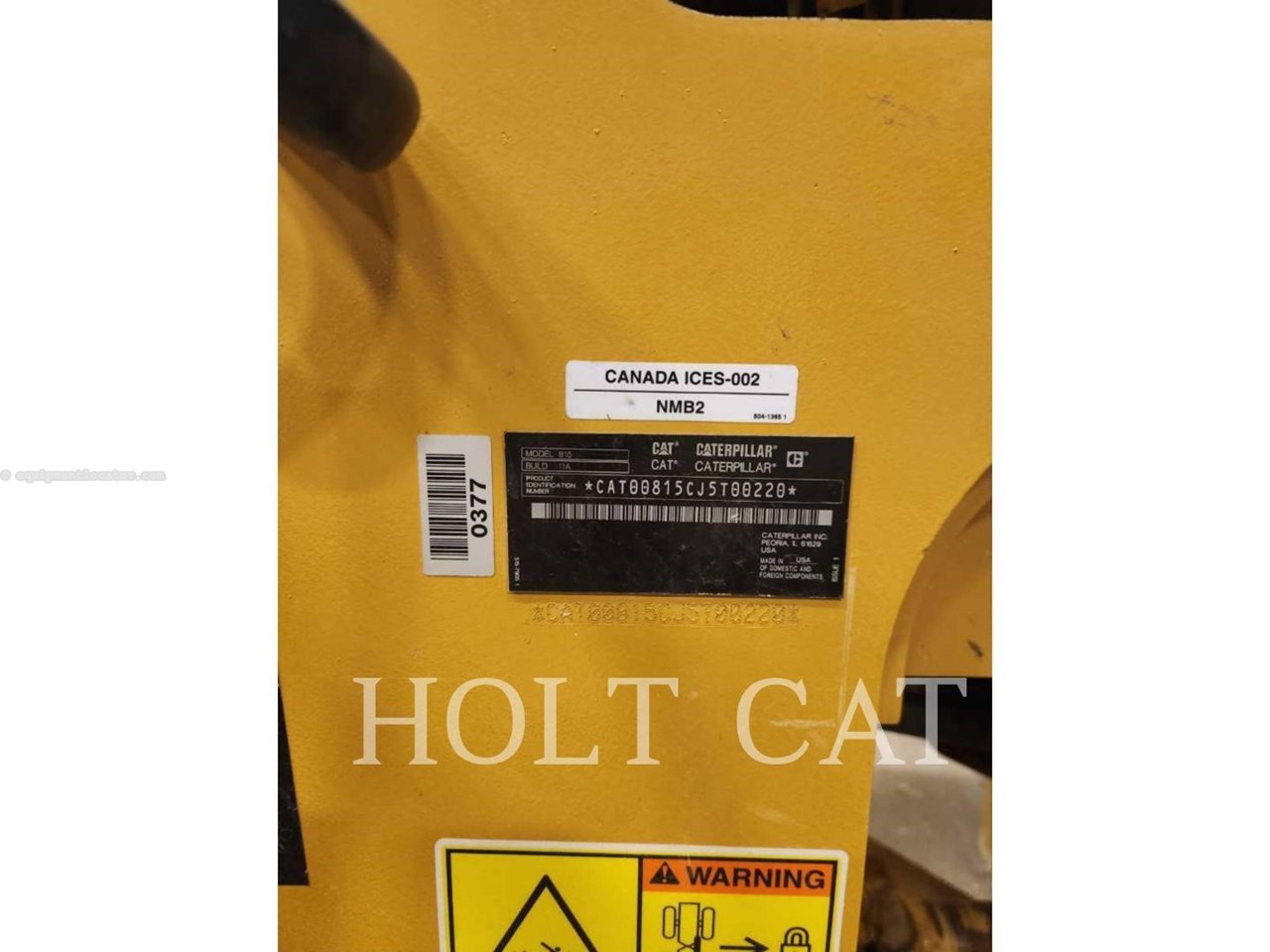 2023 Caterpillar 815 Image 6