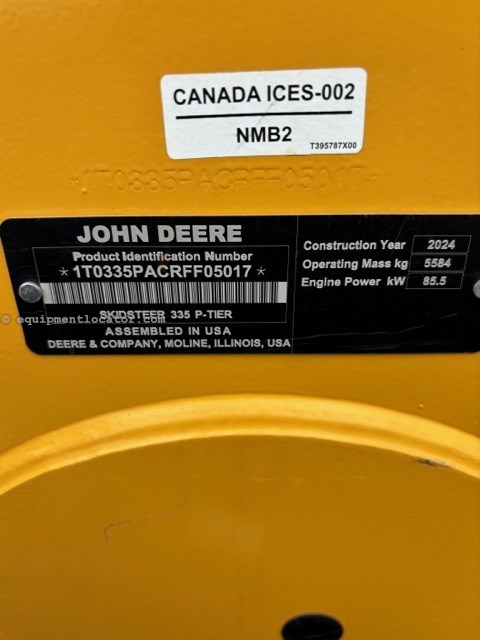 2024 John Deere 335 P Image 9