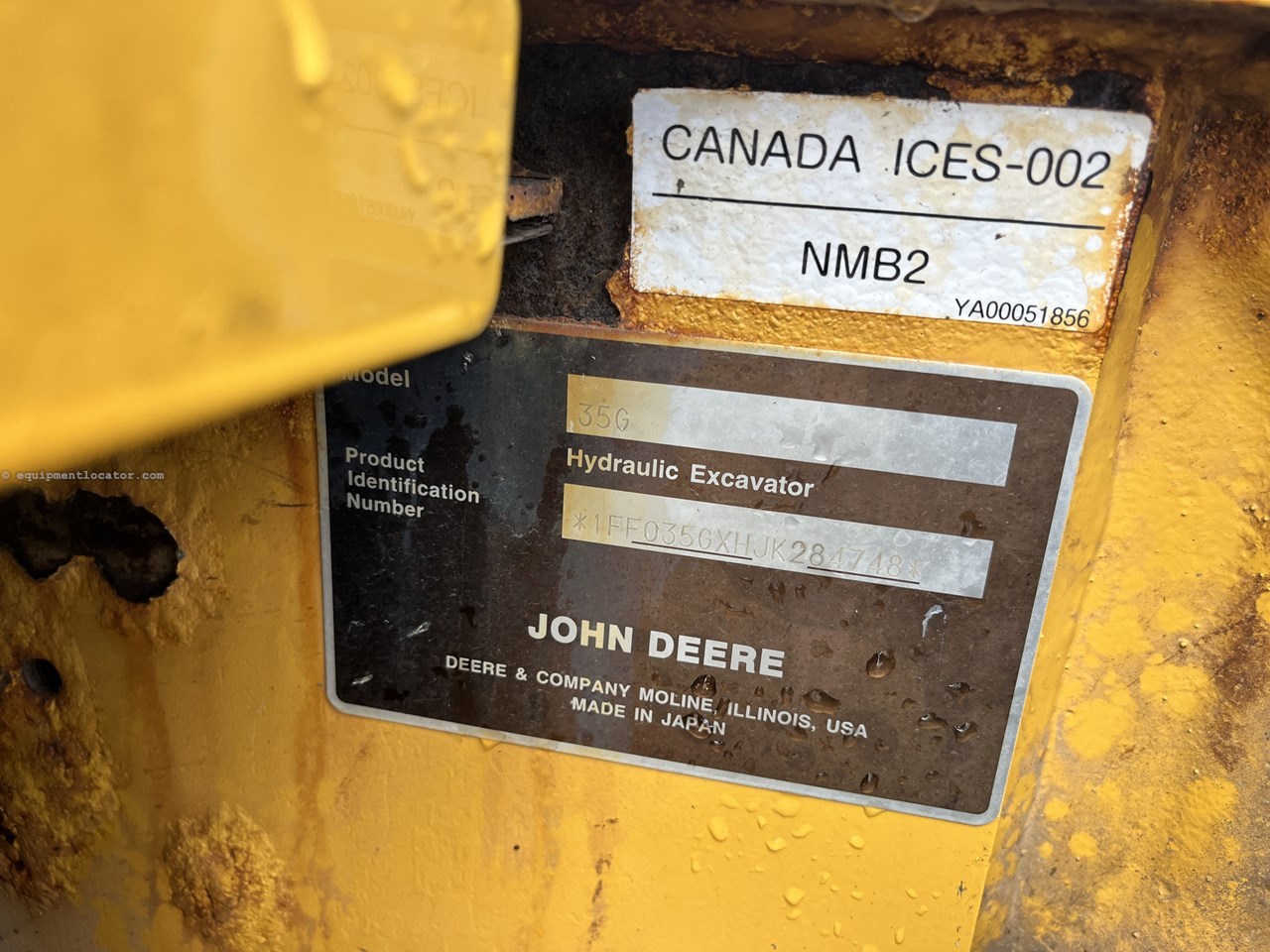 2018 John Deere 35G Image 25