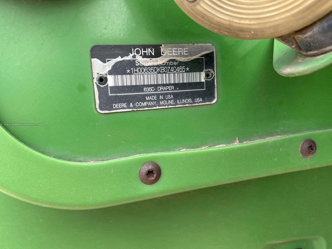 2011 John Deere 635D Image 10