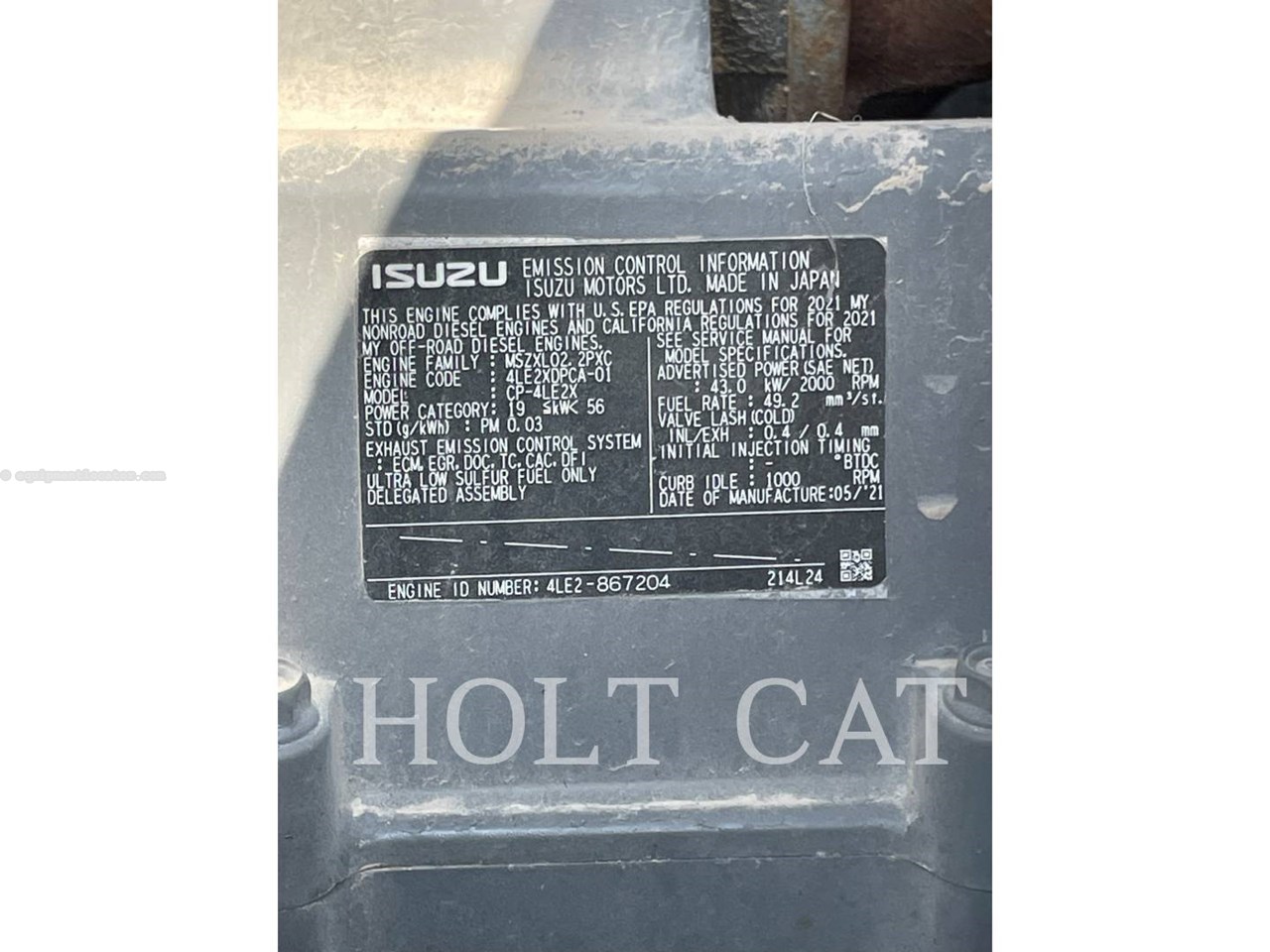 2021 Case CX80C Image 8