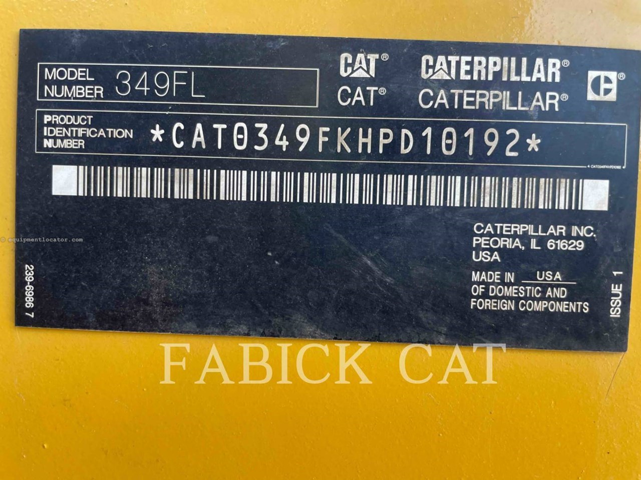 2017 Caterpillar 349F Image 6