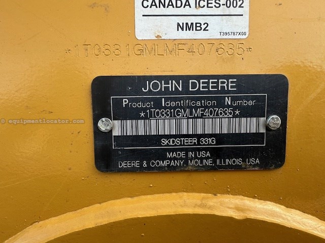 2021 John Deere 331G Image 10