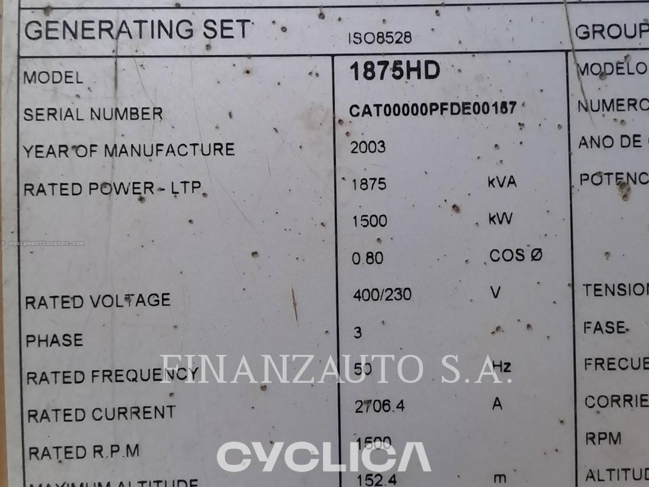 2003 Caterpillar 3512 Image 5