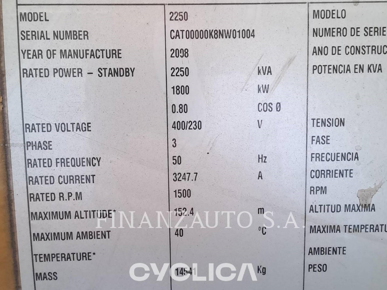 2007 Caterpillar 3516 Image 5