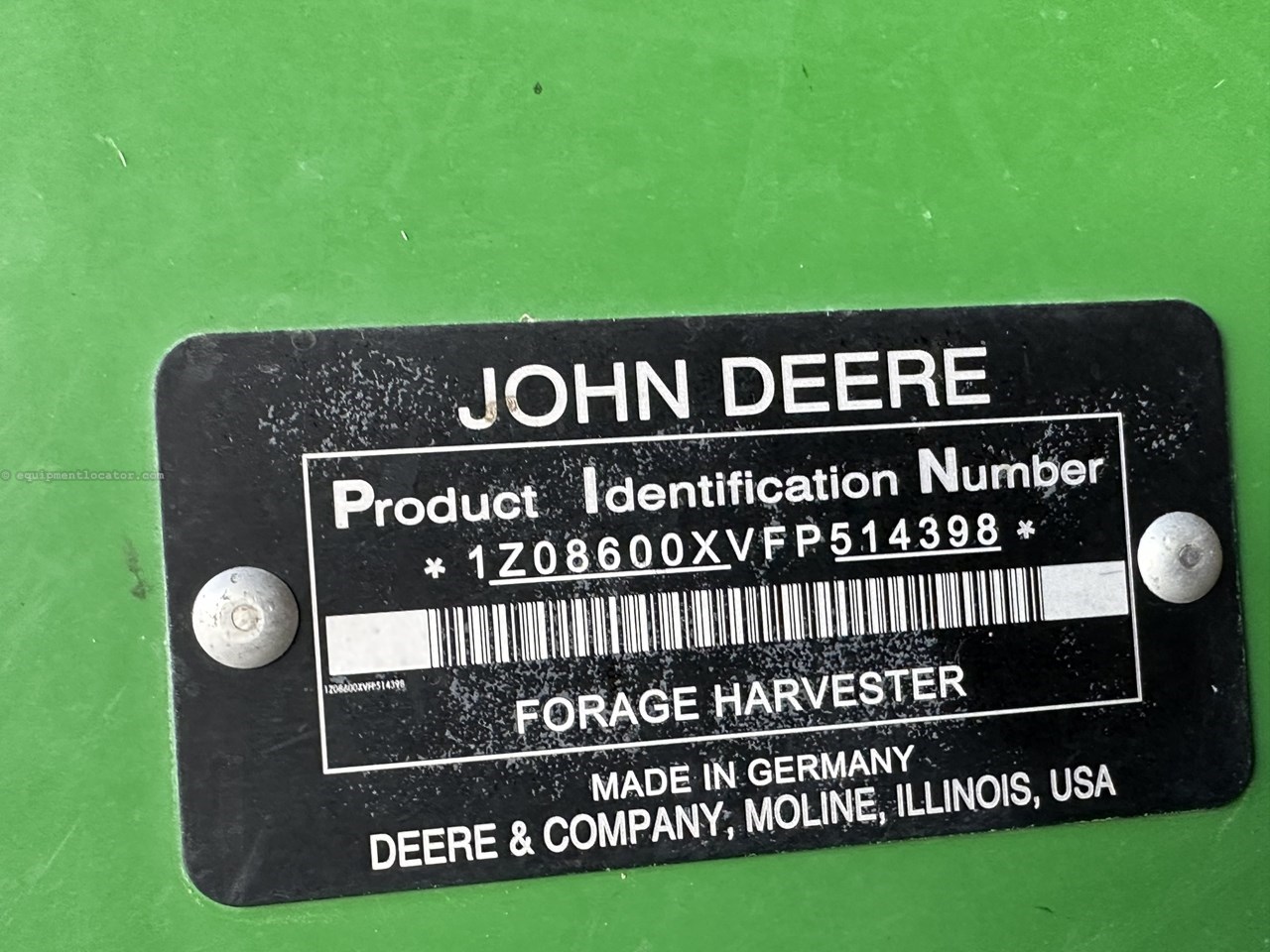 2015 John Deere 8600 Image 2
