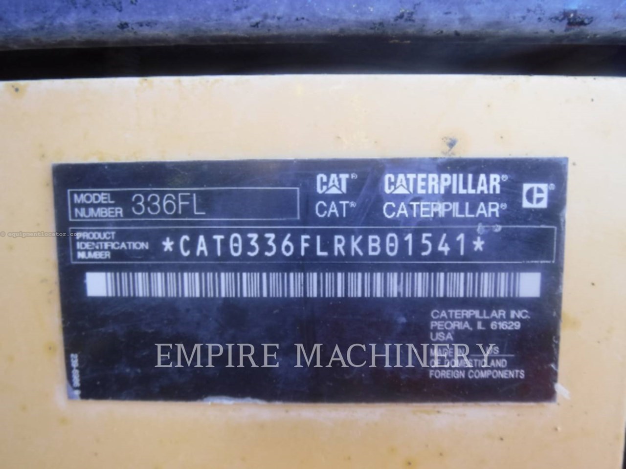 2015 Caterpillar 336FL Image 2