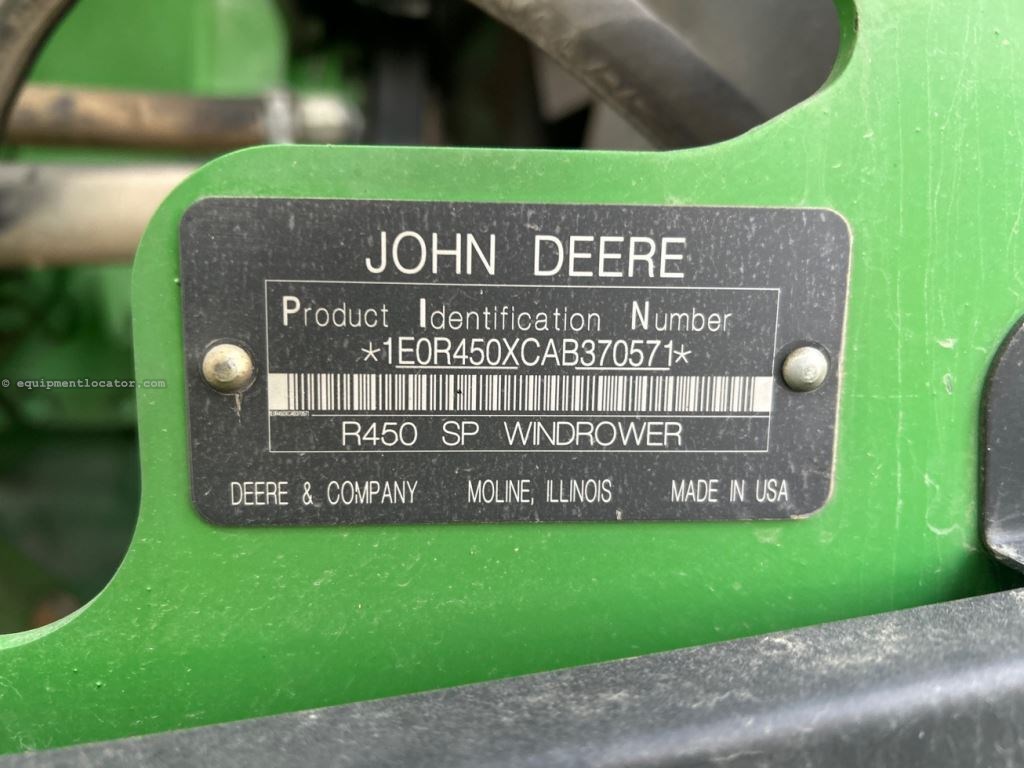2011 John Deere R450 Image 48