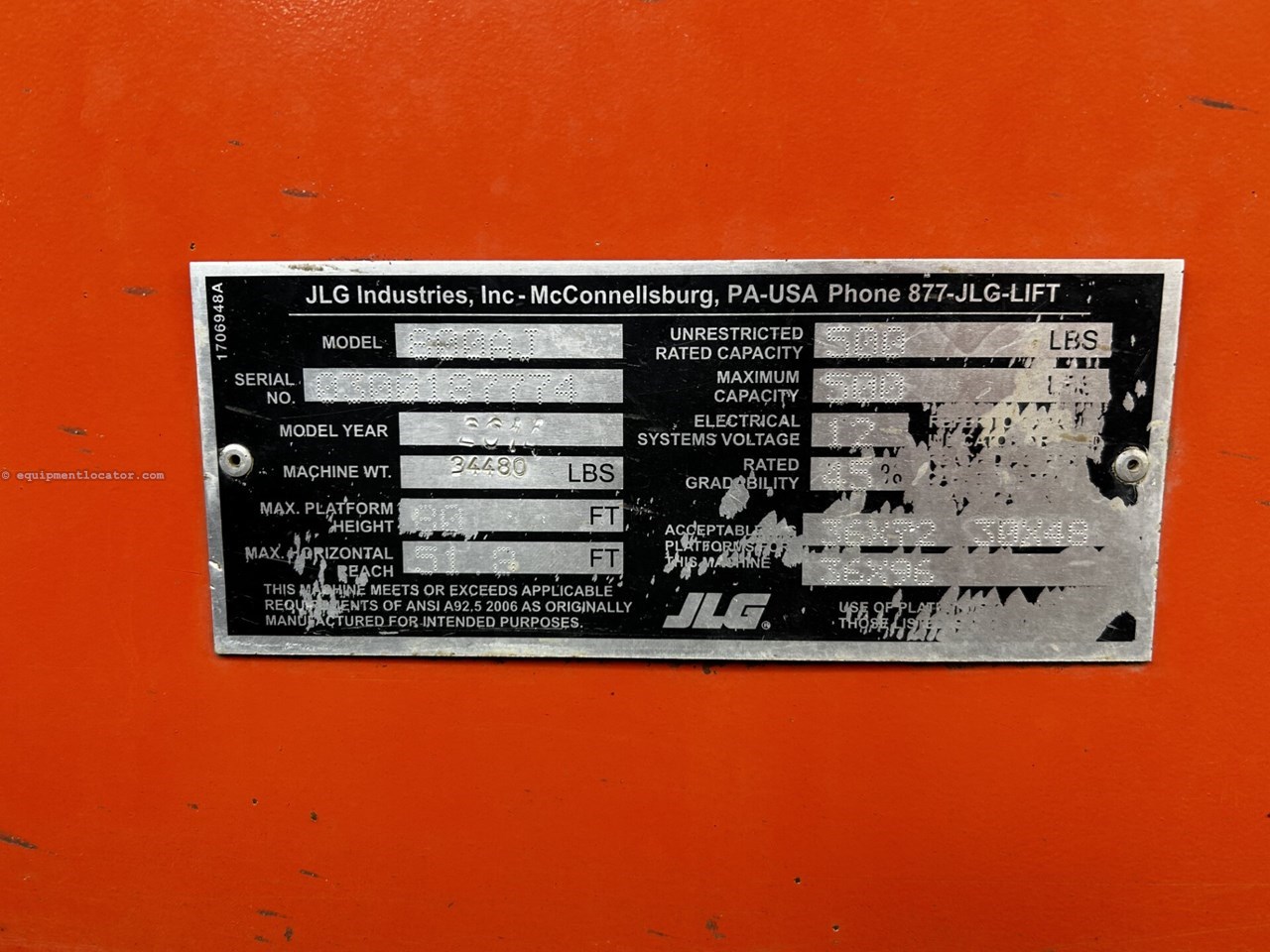 2014 JLG 800AJ Image 7