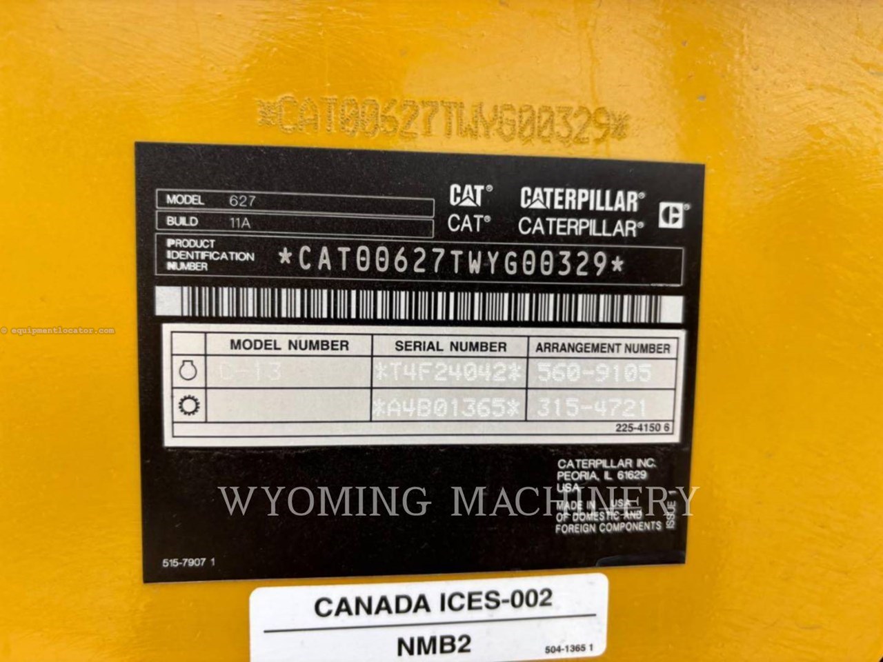 2025 Caterpillar 627 Image 6