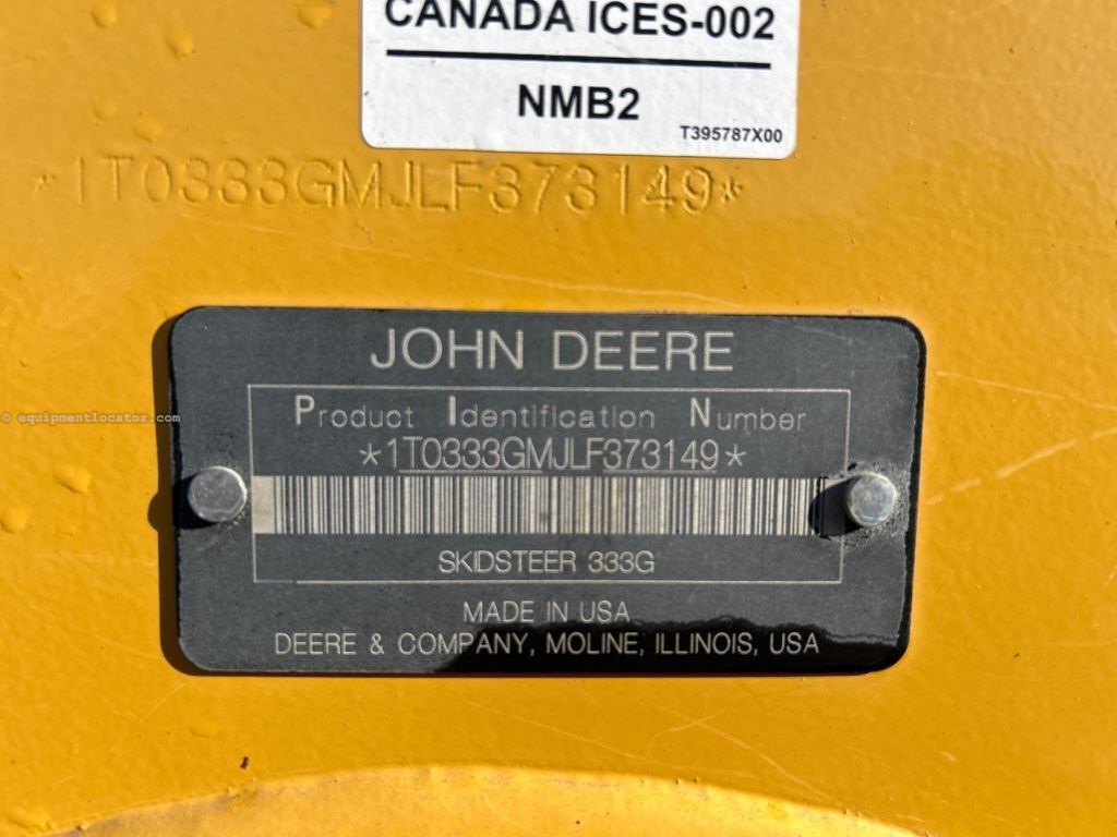 2020 John Deere 333G Image 46