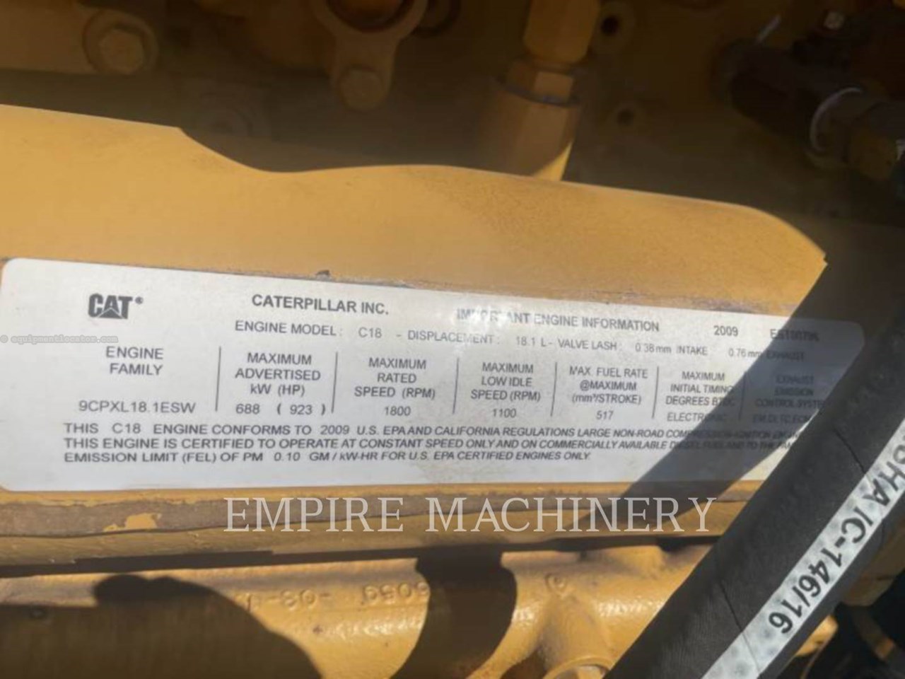 2009 Caterpillar C18 Image 6