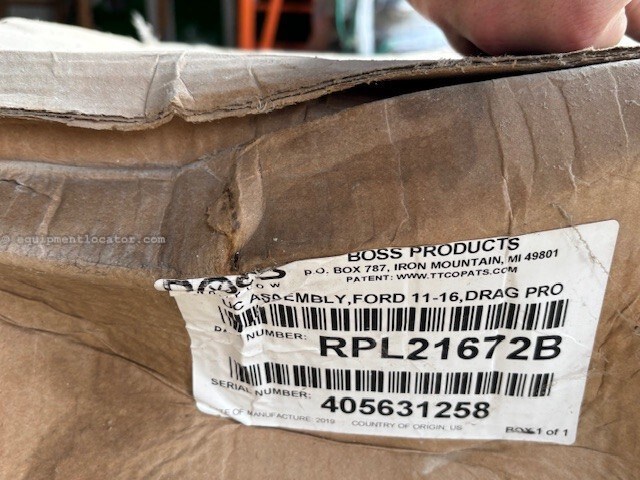 2011 Boss RPL 21672B BACK DRAG UNDERCARRIAGE Image 2